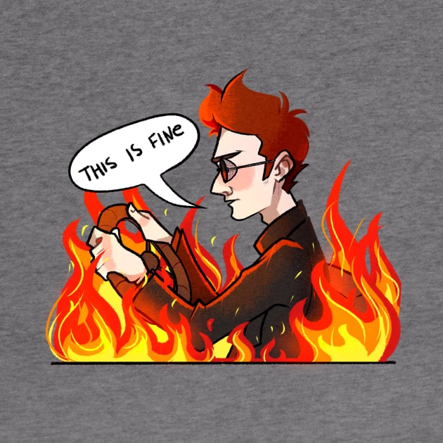 Good omends Crowley by gaypompeii